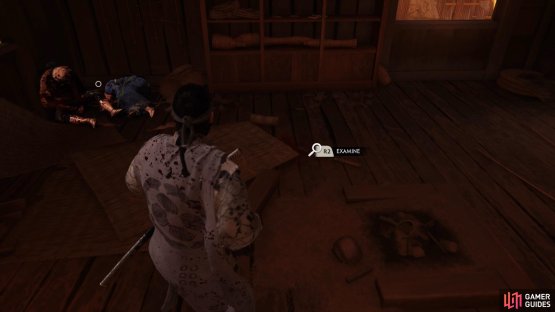then examine the hut for clues on Kijawara&rsquo;s whereabouts. 