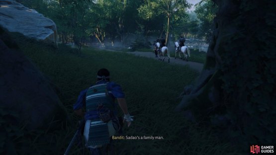 Follow the two men on horseback until you reach a Woodcutter&rsquo;s House