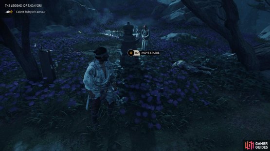 then move the Statue to claim the Armour. 