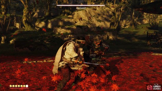 Press L1 just before she strikes to counter