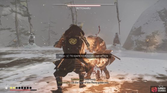then take him down with your own Flame.