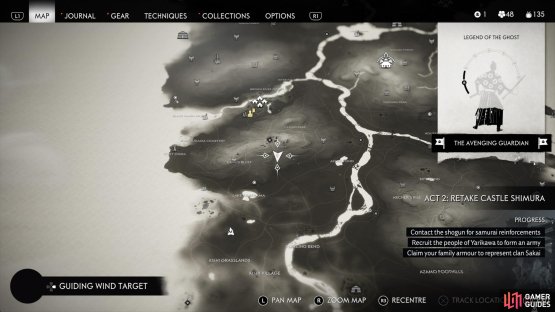 Head south of the Fallen Outpost