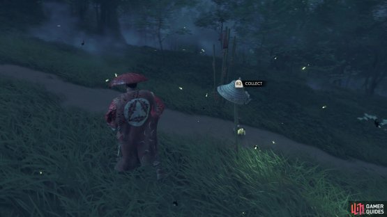This vanity item is found on a stick right on the road