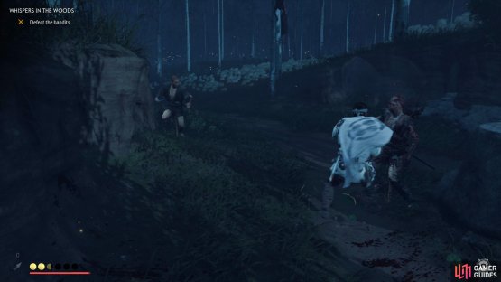 then take down the bandits at the end of the trail of hanging bodies. 