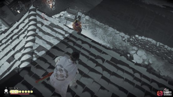 Being sneaky allows you to kill the guard by the hwacha