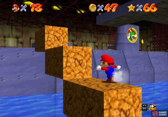 The &ldquo;stairs&rdquo; created by the purple switch are one way on the sub