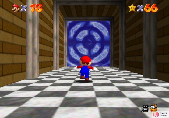 The wall of water is the entrance to Dire, Dire Docks