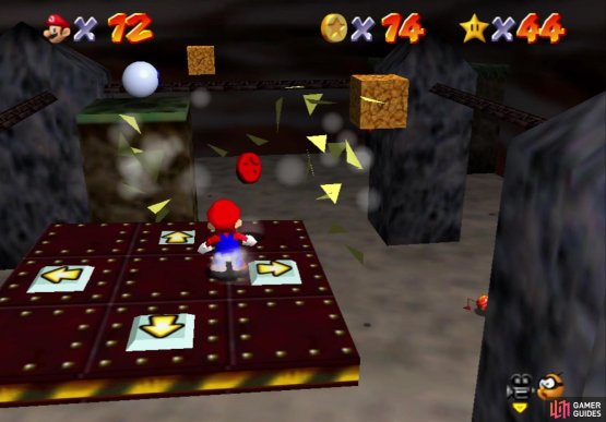 You will have to break the blocks to get the first three Red Coins