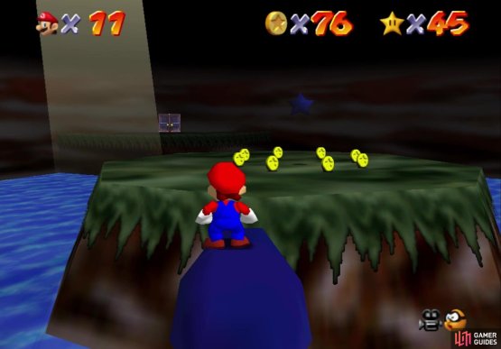 Don&rsquo;t forget that the island in the lake has some coins