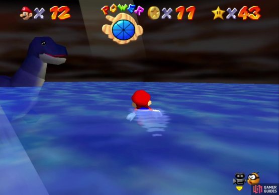 The underground lake is home to Dorrie, who will be extremely useful