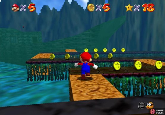 The large button will create a bridge for you to reach the ship