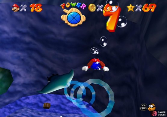 The Manta Ray will be swimming around the first area