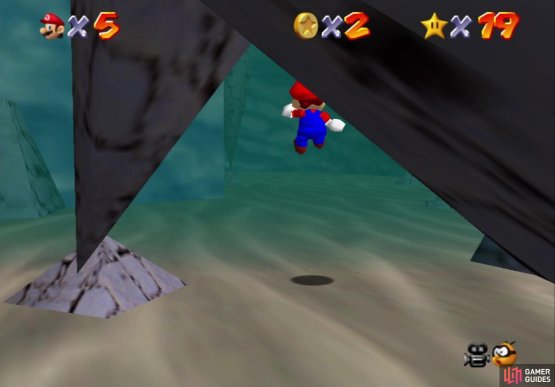 Be careful not to get hit by the falling pillars