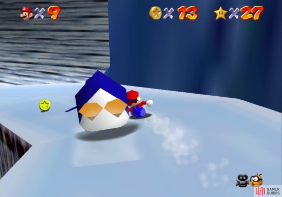 The big penguin will &ldquo;catch&rdquo; up to you multiple times