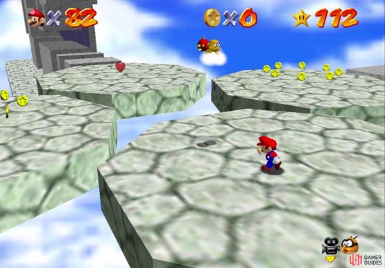 The four spinning platforms are like the central hub