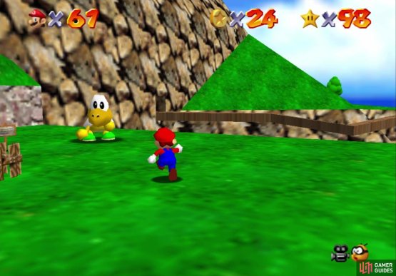 Koopa the Quick can be found past the iron balls spawner