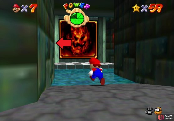 Take a left turn from the Lethal Lava Land painting
