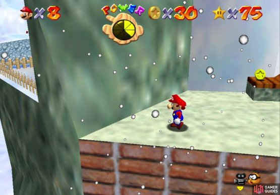 You can actually Triple Jump over this wall to reach the igloo
