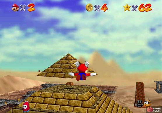 The top of the pyramid will fly off if done right