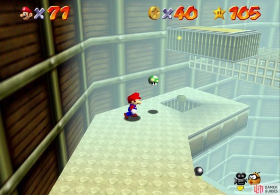 You will always get the 1-Up from the top of the pole