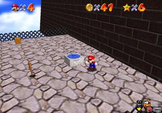 Ground Pound the Blue Coin Block