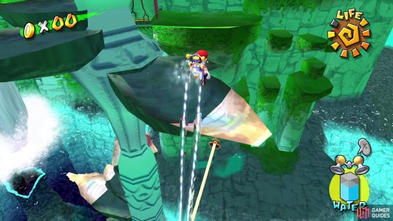 Bounce on the ropes to gain height and work your way to the top
