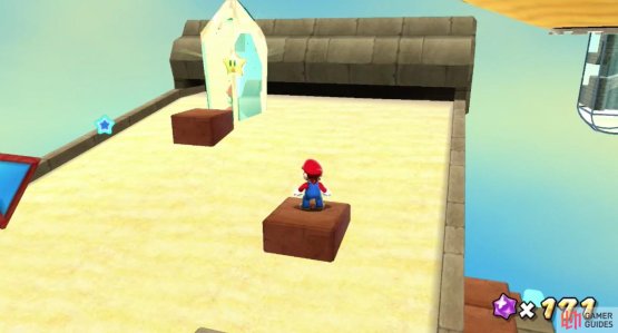 You will need to break open the star with your spin attack!
