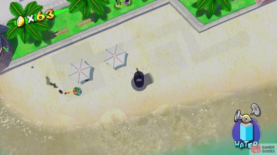 You enter it like any other one in the plaza