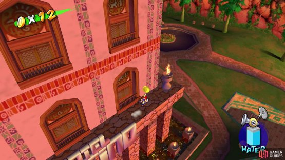 and don&rsquo;t forget the two torches on the upper ledge
