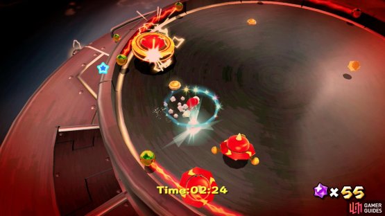 Be sure to leave yourself with enough time to beat Topmaniac as he can sometimes be hard to jump on
