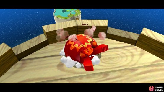 When you stomp on the baby Mandibug, the parent will be very angry