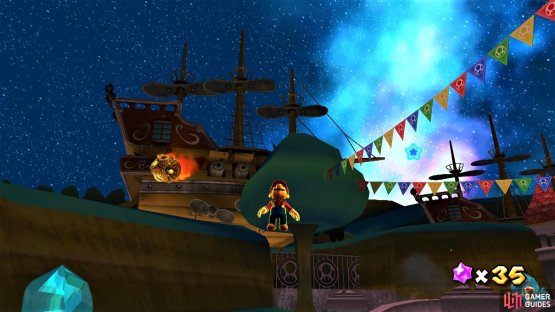 During a Double Jump, Mario will jump higher than a basic jump,