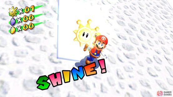 and you&rsquo;ll be able to collect your first Shine Sprite!