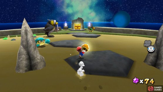 Use the golden shell to smash open the Golden Chest