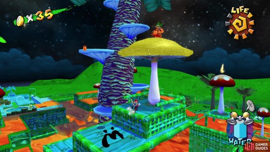 so you can get to the topside of the village and save the Mayor!