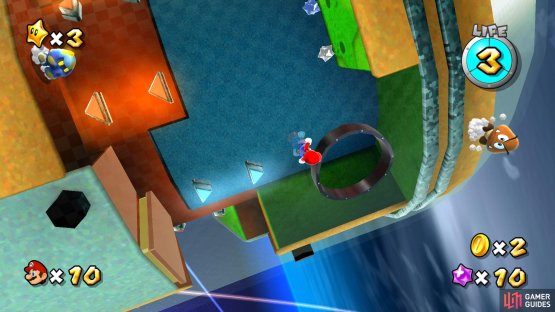 Spin to break a crystal that&rsquo;s blocking the hole into the capsule