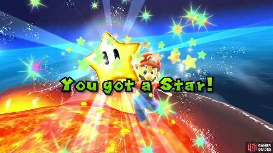 hit him three times to defeat him and earn a Power Star