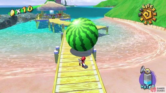 and similarly, if the watermelon falls of the boardwalk you&rsquo;ll also need to grab a new one!