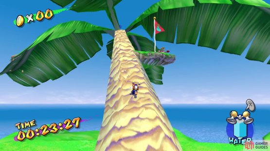 and then you can run up the palm tree to finish the race in less than 30 seconds.