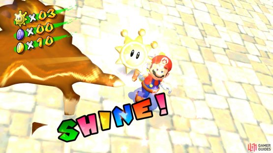 then when you&rsquo;ve done this three times, a Shine will spawn!