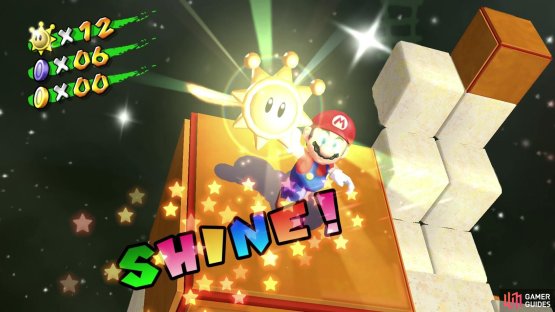 when you&rsquo;ve made your way to the top of one of the peaks you&rsquo;ll get a Shine!