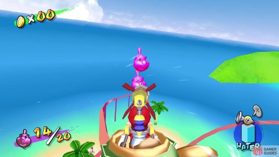 You can sometimes shoot more than one balloon with a single rocket,