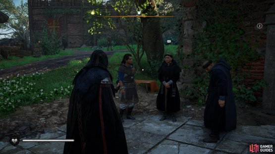 Speak with Acolyte Alwin to begin the flyting contest.
