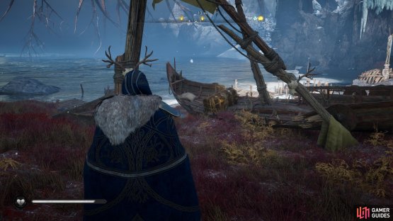 You&rsquo;ll need to approach the chest from the north and through the totems to be able to access it.