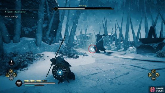 Pay close attention to Suttungr&rsquo;s right hand, when he uses it to summon a shockwave.