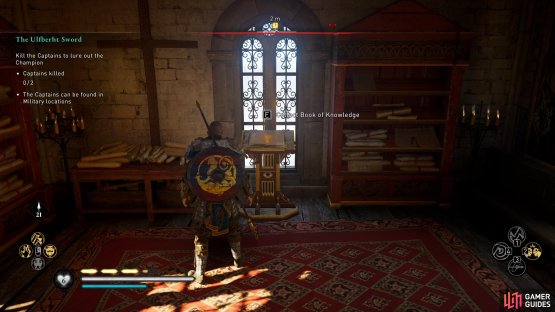 You&rsquo;ll find the Book of Knowledge at the top of the church tower in the monastery.