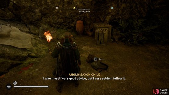 You&rsquo;ll need to carry the girl out of the cave, from the same way that you entered.