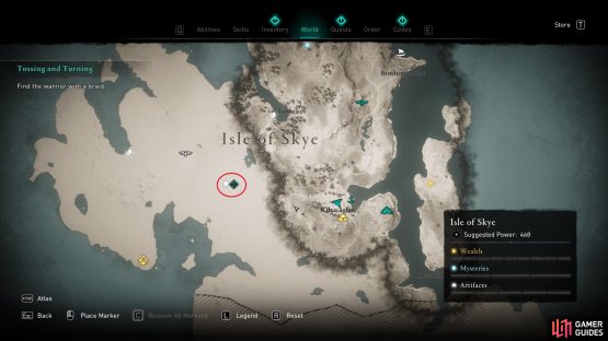 You&rsquo;ll find the Cursed Church northwest of Kiltaraglen.