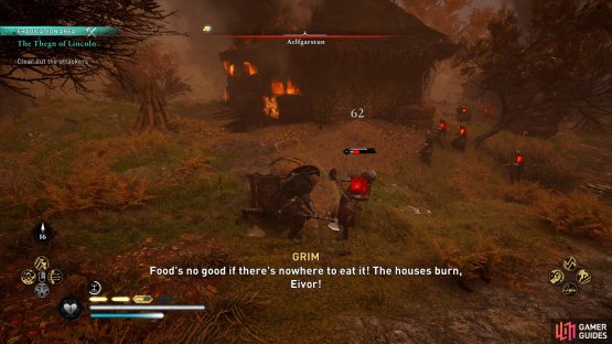 You&rsquo;ll need to defeat all of the attackers and then speak with Aelfgar.