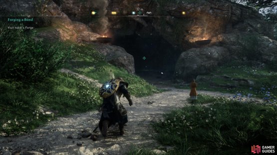 You&rsquo;ll need to enter the caves to reach Ivaldi&rsquo;s Forge.